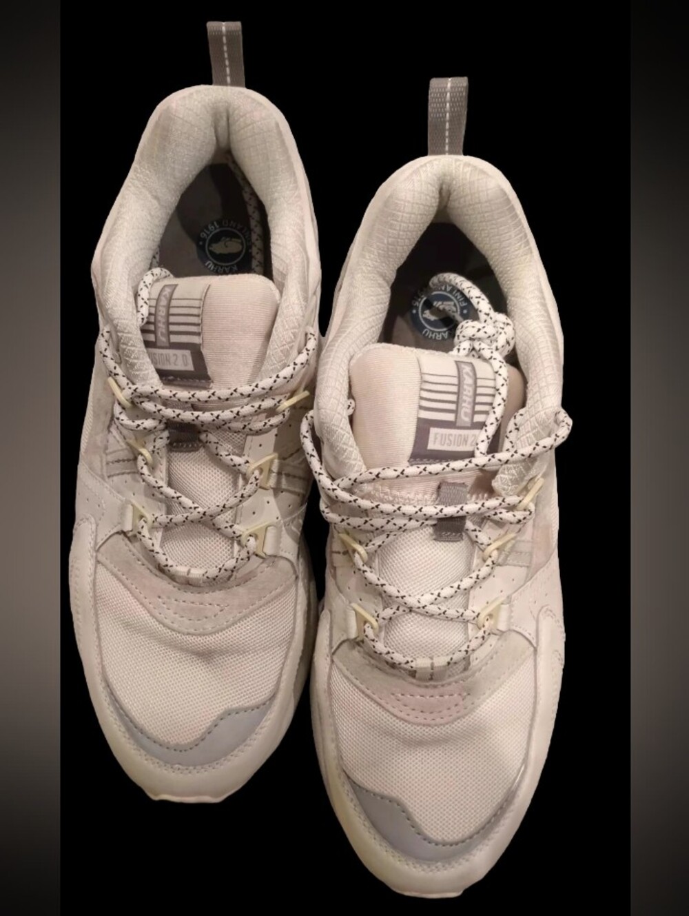 A Sturdy, Nice, Size 8 US Pre-owned Off-white Karhu Fusion 2.0 Lace-up Sneakers